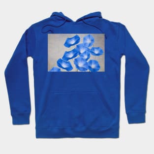 Blue Morning Glory Hoodie